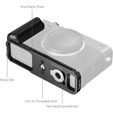 SmallRig 5448 - płytka L-kształtna + uchwyt, do FUJIFILM X-E5